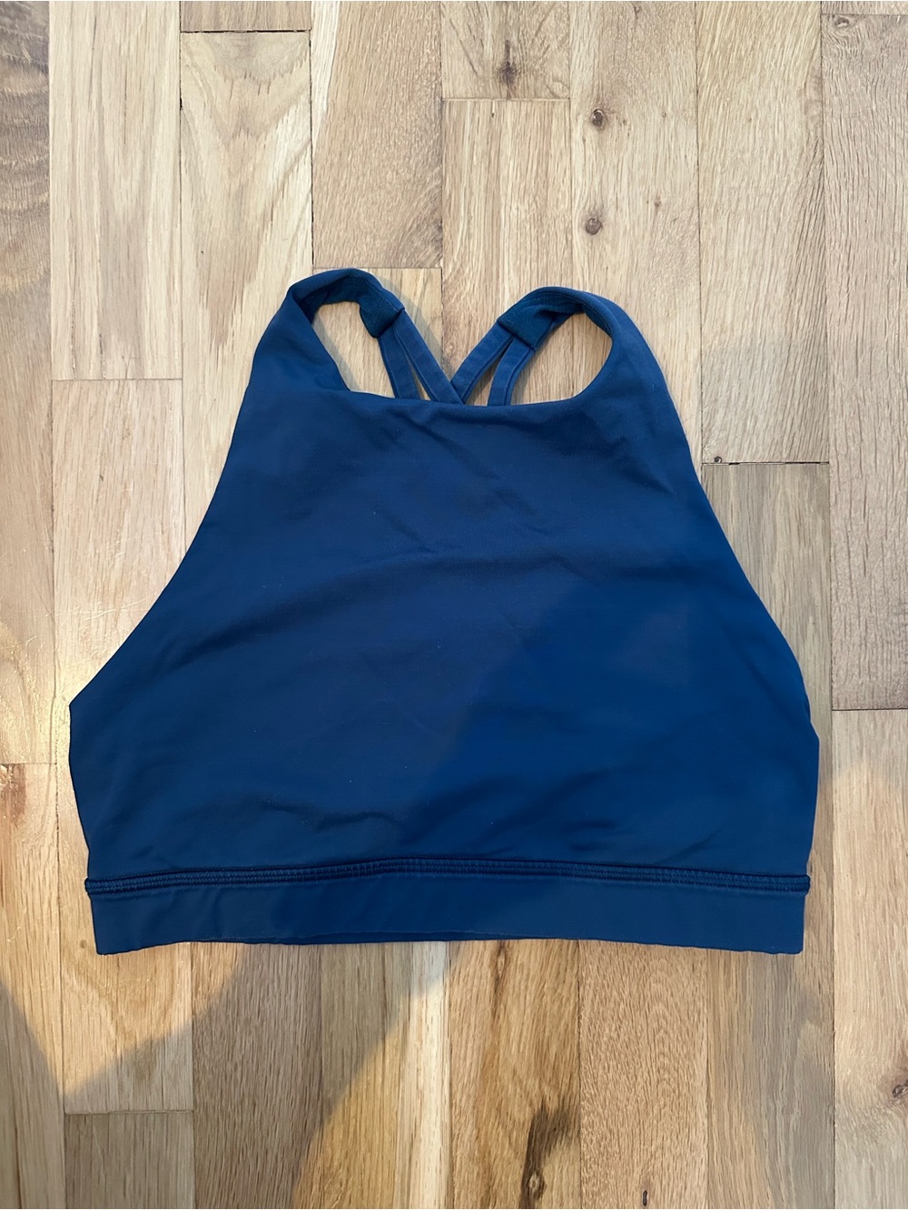 lululemon athletica Blue High-Neck Sports Bra